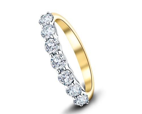 Seven Stone Rings | All Diamond