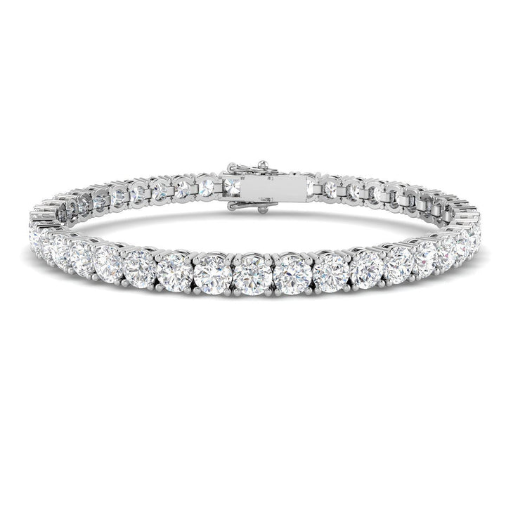 Classic Diamond Tennis Bracelet 13.00ct G/SI in 18k White Gold