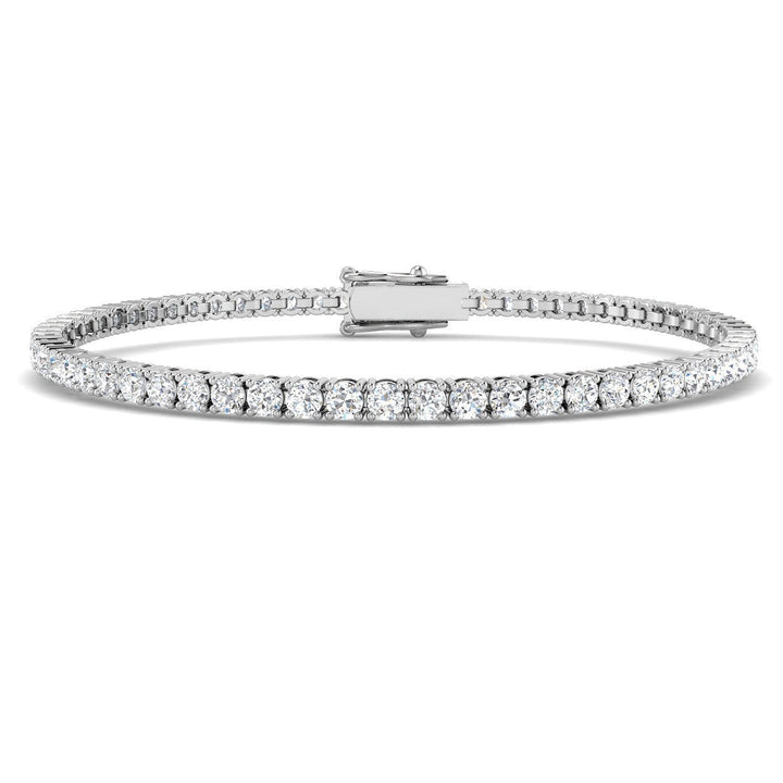 Classic Diamond Tennis Bracelet 4.00ct G/SI in 18k White Gold
