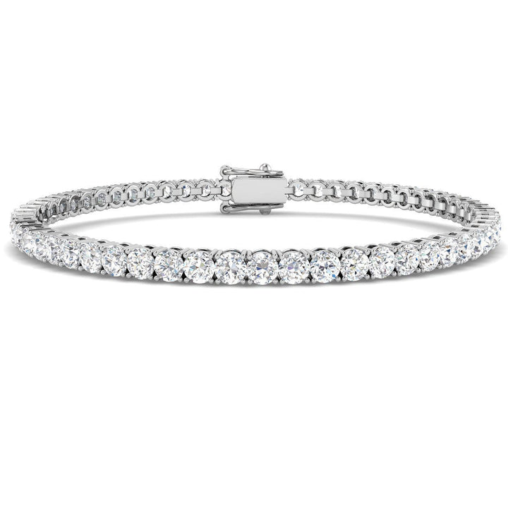 Classic Diamond Tennis Bracelet 7.00ct G/SI in 18k White Gold
