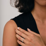 18 Stone Half Eternity Ring 0.20ct G/SI Diamonds in Platinum - All Diamond