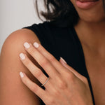 32 Stone Half Eternity Ring 0.17ct G/SI Diamonds in 18k Yellow Gold - All Diamond