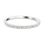 32 Stone Half Eternity Ring 0.17ct G/SI Diamonds in Platinum - All Diamond