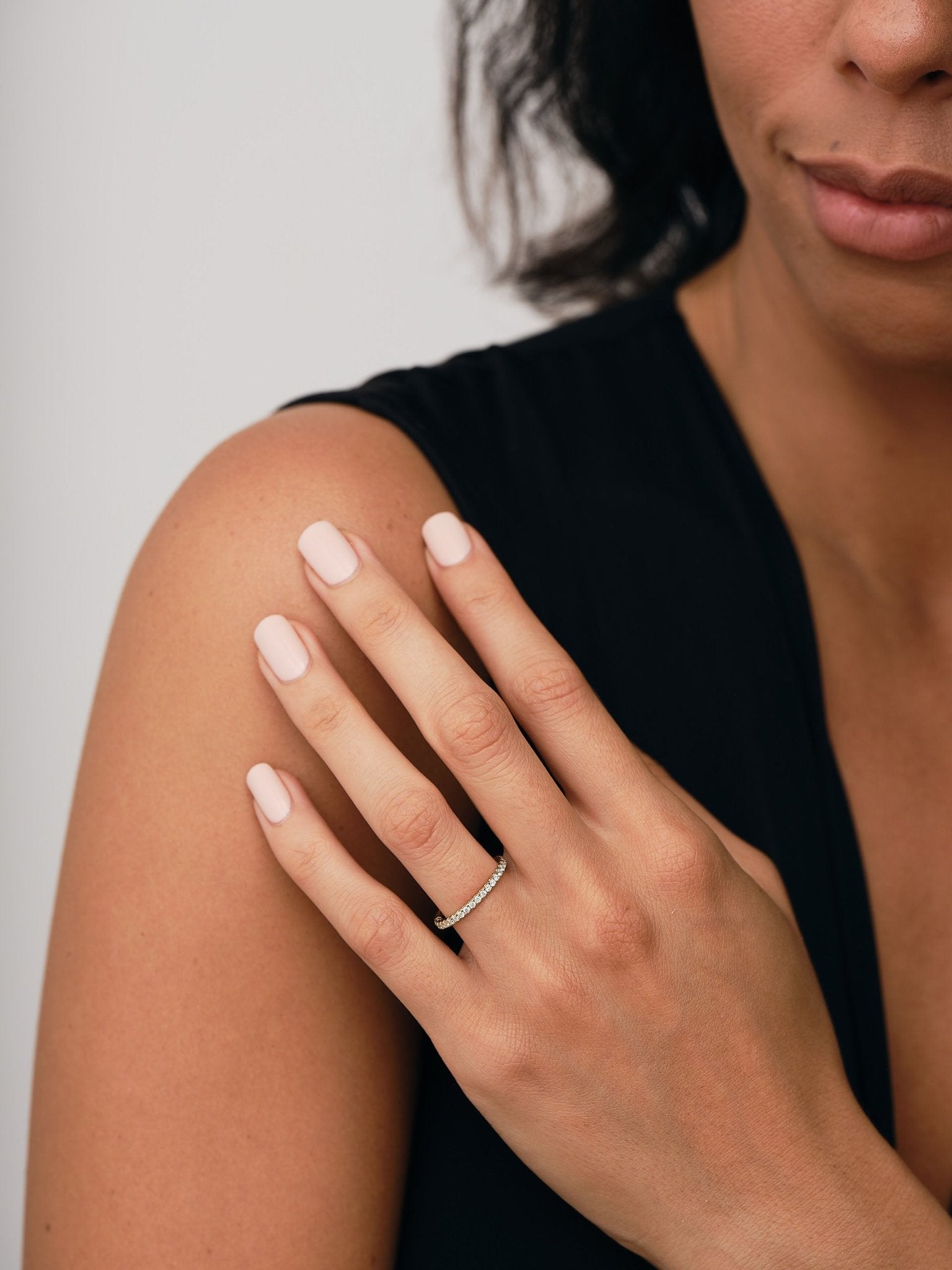 35 Stone Full Eternity Ring 0.50ct G/SI Diamonds In 18k Yellow Gold - All Diamond