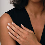 50 Stone Full Eternity Ring 0.30ct G/SI Diamonds In 18k White Gold - All Diamond