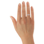 Certified Solitaire Diamond Engagement Ring 0.25ct H/SI Quality In Platinum - All Diamond