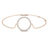 Circle of Life Diamond Bracelet 0.15ct G/SI in 18k Rose Gold - All Diamond