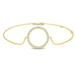 Circle of Life Diamond Bracelet 0.15ct G/SI in 18k Yellow Gold - All Diamond