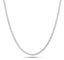 Diamond Tennis Necklace 10.00ct Look G/SI Quality Set in Silver