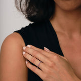 Ruby Full Eternity Ring 0.30ct 50 Stone in 18k White Gold - All Diamond