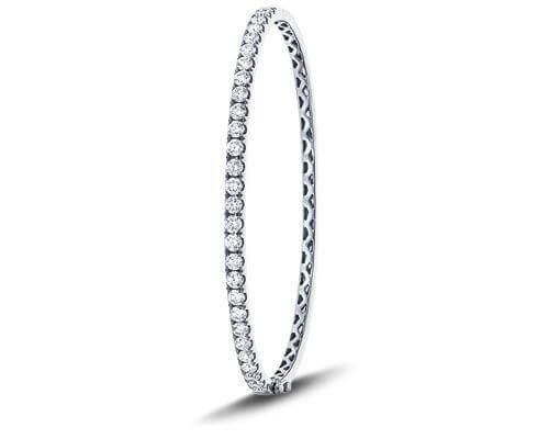 Claw Set Diamond Bangles | All Diamond