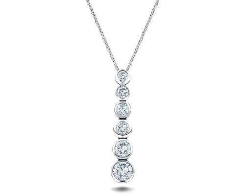 Diamond Drop Necklaces & Pendants | All Diamond