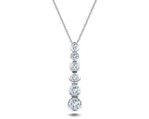 Diamond Drop Necklaces & Pendants | All Diamond