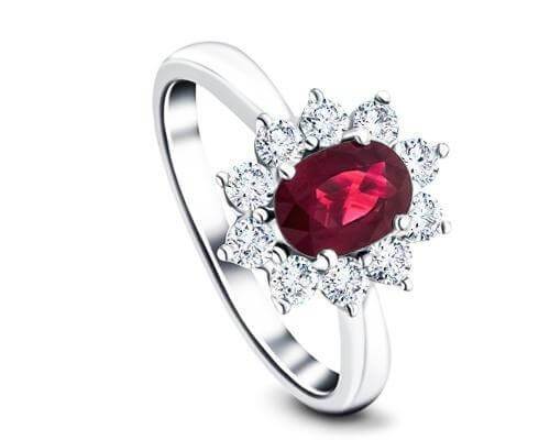 Diamond & Gemstone Cluster Rings | All Diamond