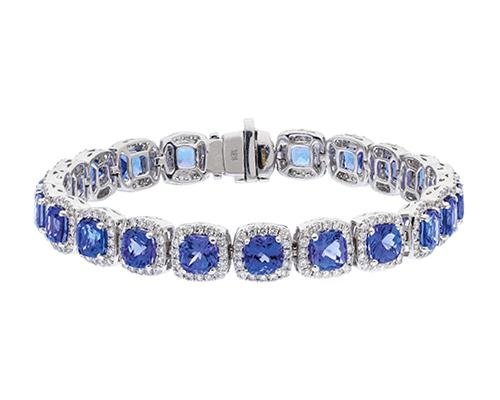 Tanzanite & Diamond Bracelets | All Diamond