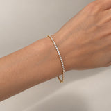 Classic Diamond Tennis Bracelet 3.00ct G/SI in 18k Yellow Gold
