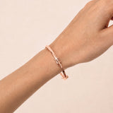 Tension Set Diamond Bangle 0.75ct G/SI Diamond in 18k Rose Gold