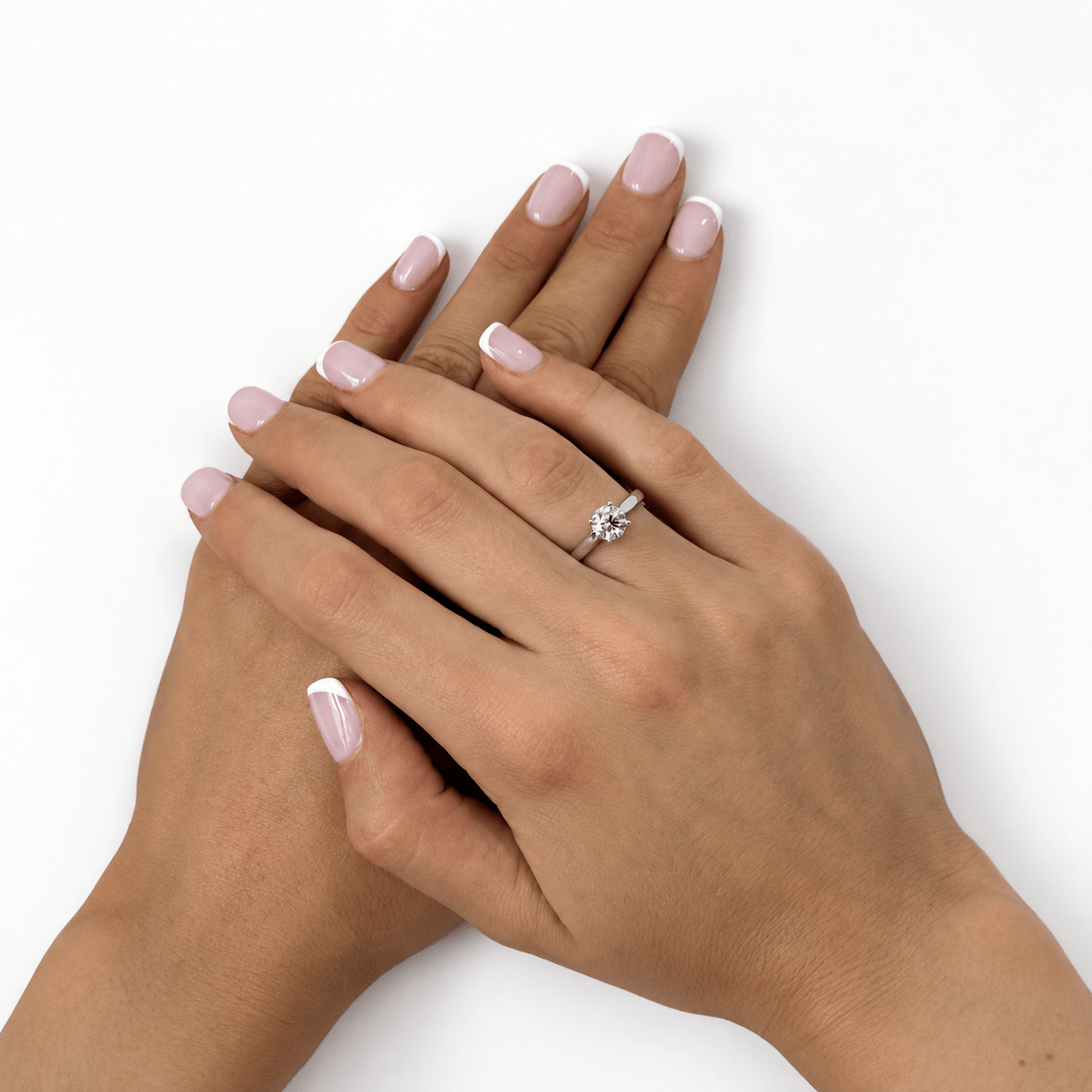 Certified Diamond Solitaire Engagement Ring 1.00ct E/VS Quality in Platinum - All Diamond