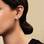 Channel Set Baguette Diamond Hoop Earrings 1.00ct G/SI 18k White Gold - All Diamond