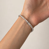 Classic Diamond Tennis Bracelet 13.00ct G/SI in 18k White Gold - All Diamond