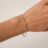 Classic Diamond Tennis Bracelet 2.00ct G/SI in 18k White Gold - All Diamond
