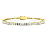 Classic Diamond Tennis Bracelet 3.00ct G/SI in 18k Yellow Gold - All Diamond