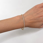 Classic Diamond Tennis Bracelet 4.00ct G/SI in 18k Yellow Gold - All Diamond