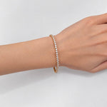 Classic Diamond Tennis Bracelet 6.00ct G/SI in 18k Yellow Gold - All Diamond