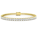 Classic Diamond Tennis Bracelet 6.00ct G/SI in 18k Yellow Gold - All Diamond