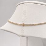 Classic Diamond Tennis Necklace 8.50ct G/SI Quality 18k Yellow Gold - All Diamond