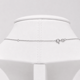 Classic Rub Over Diamond Solitaire Pendant 0.75ct G/SI 18k White Gold - All Diamond
