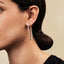 Diamond Claw Hoop Earrings 1.75ct G/SI Quality 18k White Gold 49.0mm - All Diamond