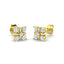 Diamond Cluster Earrings 0.45ct G/SI Quality in 18k Yellow Gold