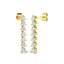 Diamond Drop Earrings 0.75ct G/SI Quality in 18k Yellow Gold 3.0mm