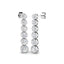 Diamond Drop Earrings 2.00ct G/SI Quality in 18k White Gold 5.6mm