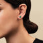 Diamond Halo Emerald Earrings 1.30ct Set in 9k Yellow Gold - All Diamond