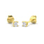 Diamond Stud Earrings 0.10ct G/SI Quality in 18k Yellow Gold - All Diamond