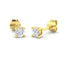 Diamond Stud Earrings 0.30ct G/SI Quality in 18k Yellow Gold
