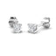 Diamond Stud Earrings 0.30ct Premium Quality in 18k White Gold