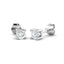 Diamond Stud Earrings 0.40ct G/SI Quality in 18k White Gold - All Diamond