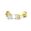 Diamond Stud Earrings 0.40ct Premium Quality in 18k Yellow Gold - All Diamond