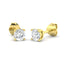 Diamond Stud Earrings 0.50ct G/SI Quality in 18k Yellow Gold
