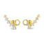 Drop Diamond 5 Stone Earrings 0.40ct G/SI Quality in 9k Yellow Gold