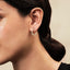 Fancy Diamond Hoop Earrings 1.00ct G/SI Quality in 18k White Gold - All Diamond