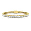 Fancy Set Diamond Tennis Bracelet 6.60ct G/SI in 18k Yellow Gold
