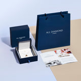 Graduated Diamond Tennis Necklace 24.52ct G/SI Quality 18k White Gold - All Diamond