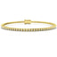 Illusion Diamond Tennis Bracelet 1.00ct G/SI in 18k Yellow Gold - All Diamond