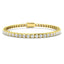 Illusion Diamond Tennis Bracelet 3.00ct G/SI in 18k Yellow Gold - All Diamond