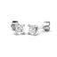 Modern Diamond Stud Earrings 0.50ct G/SI Quality in 18k White Gold