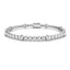 Rub Over Diamond Tennis Bracelet 1.50ct G/SI in 9k White Gold - All Diamond